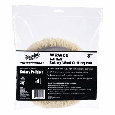 Meguair's WRWC8 - Soft Buff Rotary Wool Pad -    203 (,  3)