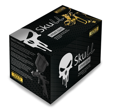 Skull GOLD Spray gun  HVLP  1.3   (,  1)