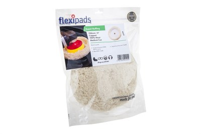 FlexiPads Cupped Twisted 100% Merino Wool Cutting Pad -         150mm (,  3)