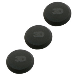 3D G-70B-3 Applicator Black Foam 4,5' x 1' tapered edge -    ,  (3)